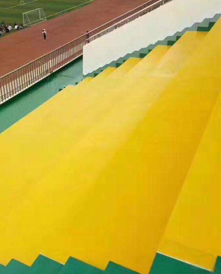 忠县球场台阶翻新修补改造